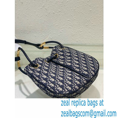 Dior Medium Nolita Bag in blue Oblique Jacquard 2024