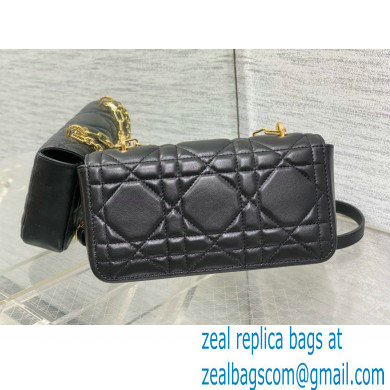 Dior Miss Daisy Mini Bag IN Black Macrocannage Lambskin 2024