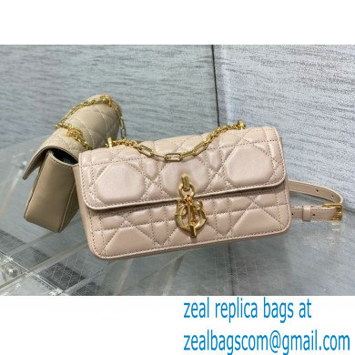 Dior Miss Daisy Mini Bag IN NUDE Macrocannage Lambskin 2024