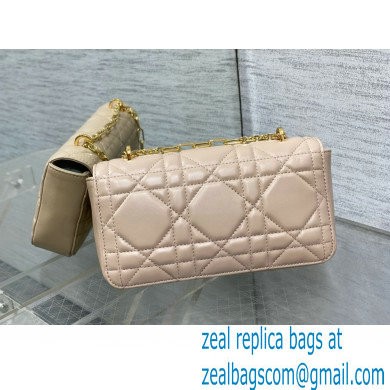 Dior Miss Daisy Mini Bag IN NUDE Macrocannage Lambskin 2024