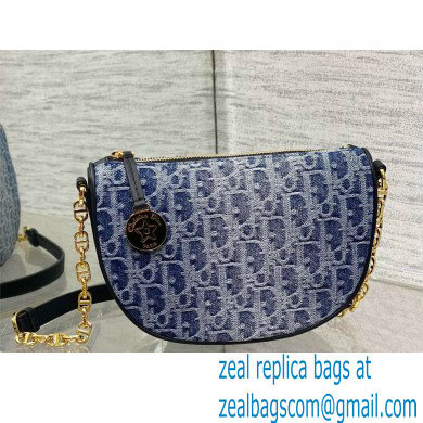 Diorstar Callisto Bag IN Blue Denim Oblique Jacquard 2024