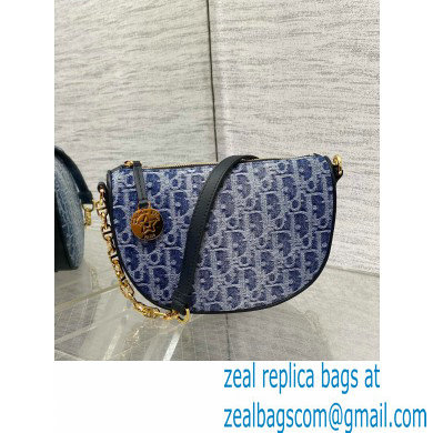 Diorstar Callisto Bag IN Blue Denim Oblique Jacquard 2024