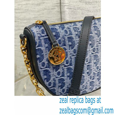 Diorstar Callisto Bag IN Blue Denim Oblique Jacquard 2024