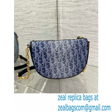 Diorstar Callisto Bag IN Blue Denim Oblique Jacquard 2024