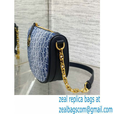 Diorstar Callisto Bag IN Blue Denim Oblique Jacquard 2024