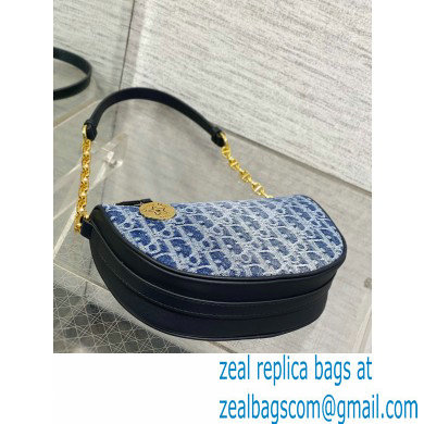 Diorstar Callisto Bag IN Blue Denim Oblique Jacquard 2024