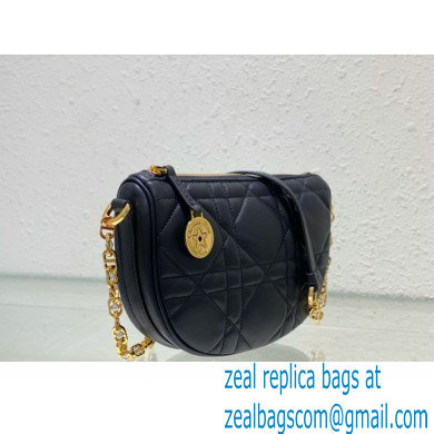 Diorstar Callisto Bag in Black Macrocannage Lambskin 2024