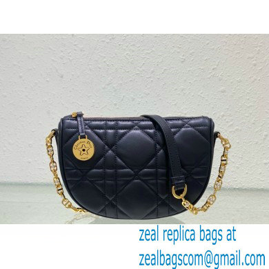 Diorstar Callisto Bag in Black Macrocannage Lambskin 2024