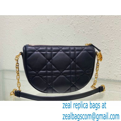 Diorstar Callisto Bag in Black Macrocannage Lambskin 2024