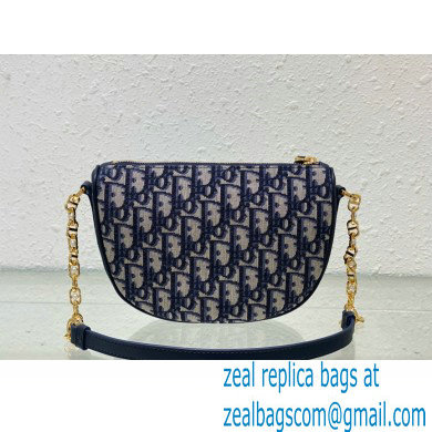 Diorstar Callisto Bag in blue Oblique Jacquard 2024