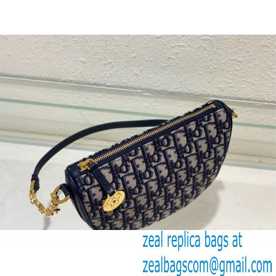 Diorstar Callisto Bag in blue Oblique Jacquard 2024