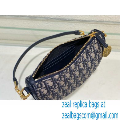 Diorstar Callisto Bag in blue Oblique Jacquard 2024