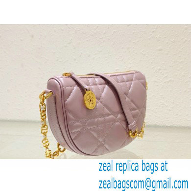 Diorstar Callisto Bag in pink Macrocannage Lambskin 2024