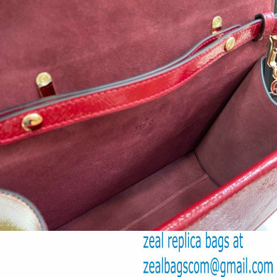 GUCCI Dionysus medium top handle bag IN Rosso Ancora LEATHER 795007 2024