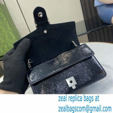 GUCCI Dionysus super mini bag IN black patent leather 795368 2024