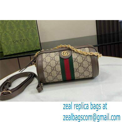 GUCCI Ophidia mini shoulder bag IN Beige and ebony GG Supreme canvas 795208 2024