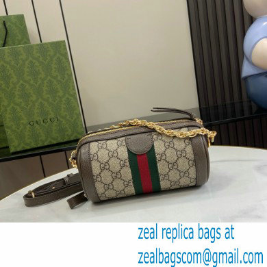 GUCCI Ophidia mini shoulder bag IN Beige and ebony GG Supreme canvas 795208 2024