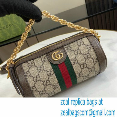 GUCCI Ophidia mini shoulder bag IN Beige and ebony GG Supreme canvas 795208 2024