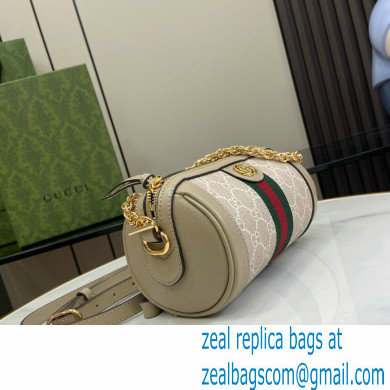 GUCCI Ophidia mini shoulder bag IN Beige and white GG Supreme canvas 795208 2024