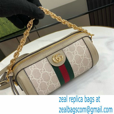 GUCCI Ophidia mini shoulder bag IN Beige and white GG Supreme canvas 795208 2024