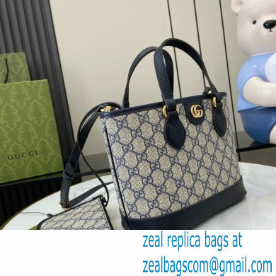 GUCCI Ophidia mini tote bag IN Beige and BLUE GG Supreme canvas 811716 2024