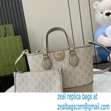 GUCCI Ophidia mini tote bag IN Beige and WHITE GG Supreme canvas 811716 2024