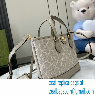 GUCCI Ophidia mini tote bag IN Beige and WHITE GG Supreme canvas 811716 2024