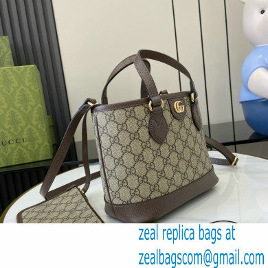 GUCCI Ophidia mini tote bag IN Beige and ebony GG Supreme canvas 811716 2024