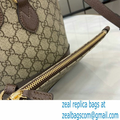 GUCCI Ophidia mini tote bag IN Beige and ebony GG Supreme canvas 811716 2024