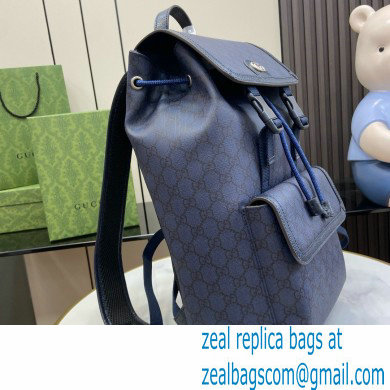 GUCCI Ophidia small GG backpack IN Blue GG Supreme canvas 792114 2024