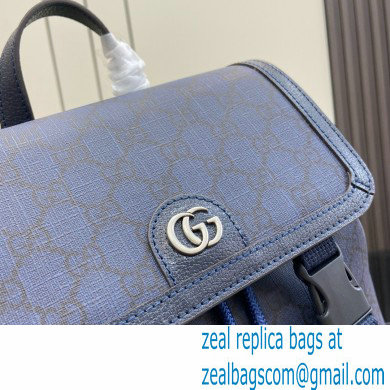 GUCCI Ophidia small GG backpack IN Blue GG Supreme canvas 792114 2024