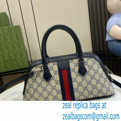 GUCCI Ophidia small top handle bag IN Beige and blue GG Supreme canvas 795249 2024