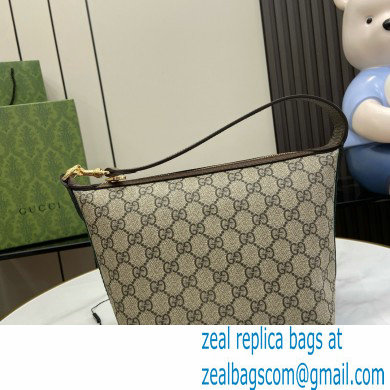 GUCCI Ophidia super mini shoulder bag IN Beige and ebony GG Supreme canvas 795170 2024