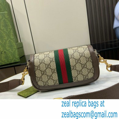 GUCCI Ophidia super mini shoulder bag IN Beige and ebony GG Supreme canvas 795466 2024