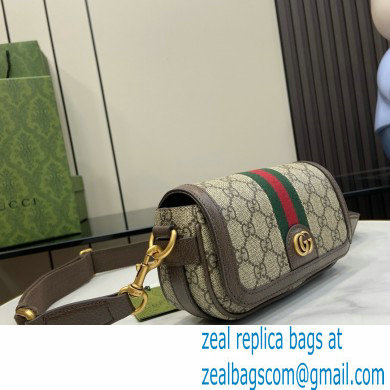 GUCCI Ophidia super mini shoulder bag IN Beige and ebony GG Supreme canvas 795466 2024