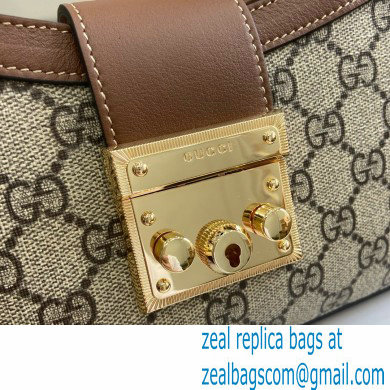 GUCCI Padlock GG SMALL shoulder bag 811705 BROWN 2024