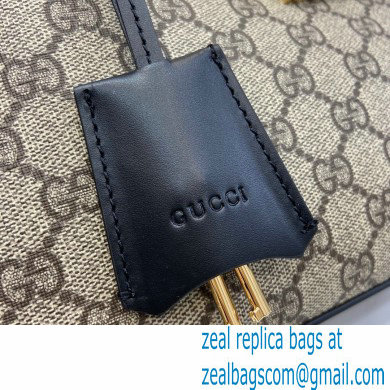 GUCCI Padlock GG medium shoulder bag 795113 BLACK 2024