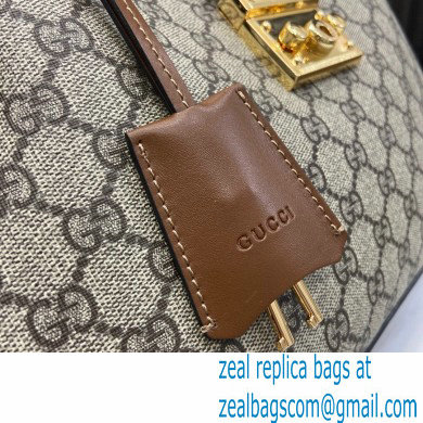 GUCCI Padlock GG medium shoulder bag 795113 BROWN 2024