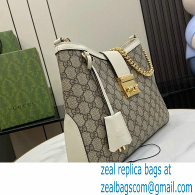 GUCCI Padlock GG medium shoulder bag 795113 WHITE 2024