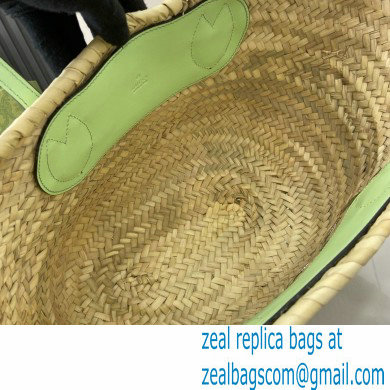 GUCCI Small straw tote with Gucci logo 779524 2024