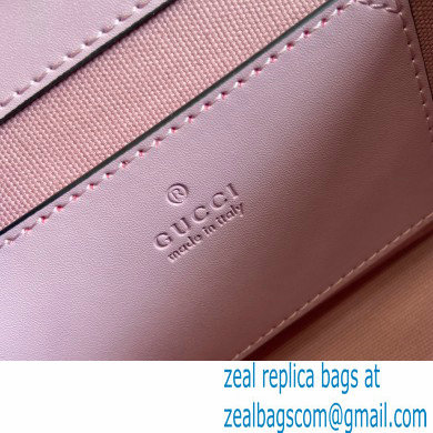 Gucci GG super mini shoulder bag 772794 leather Pink 2024