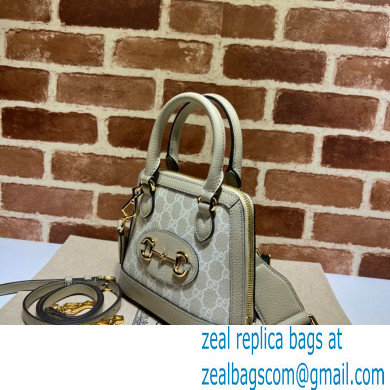 Gucci Horsebit 1955 mini Top Handle bag 677212 Beige/Oatmeal 2024