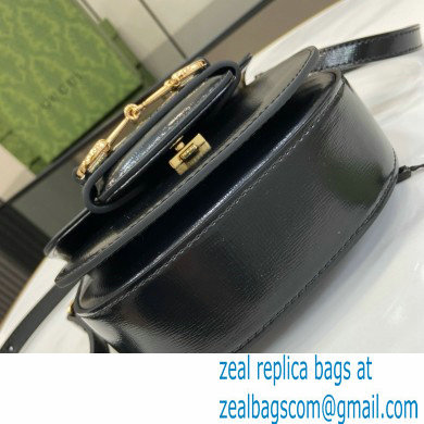 Gucci Horsebit 1955 mini top handle bag IN black LEATHER 781387 2024