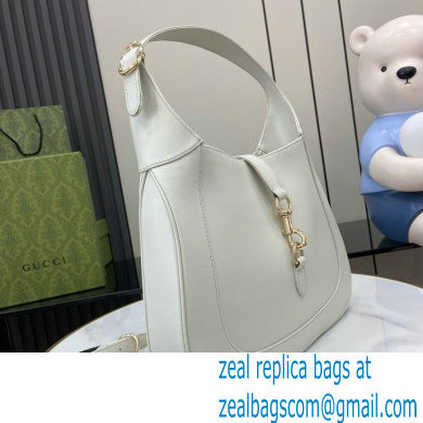 Gucci Jackie medium shoulder bag in white leather 782879 2024