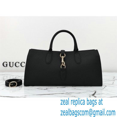 Gucci Jackie medium tote bag IN BLACK leather 795282 2024