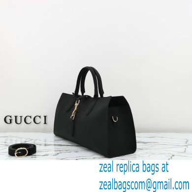 Gucci Jackie medium tote bag IN BLACK leather 795282 2024