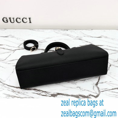 Gucci Jackie medium tote bag IN BLACK leather 795282 2024