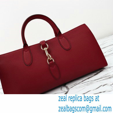 Gucci Jackie medium tote bag IN Rosso Ancora leather 795282 2024