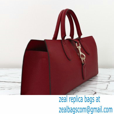 Gucci Jackie medium tote bag IN Rosso Ancora leather 795282 2024