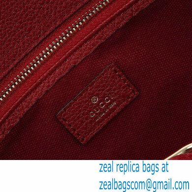 Gucci Jackie medium tote bag IN Rosso Ancora leather 795282 2024